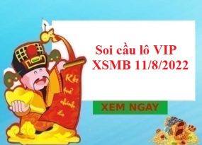 Soi cầu lô VIP kqxs miền Bắc 11/8/2022