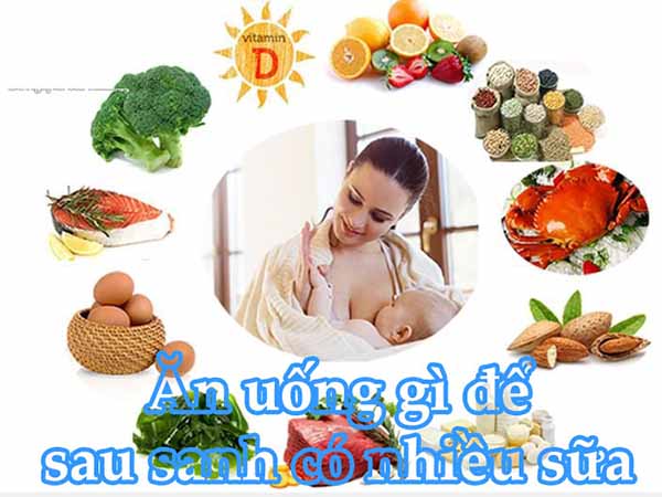 Bà đẻ ăn gì cho nhiều sữa